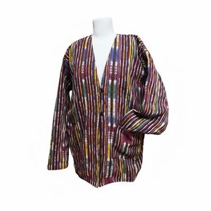 Mayan Jaspe Blazer Sweater colorful
